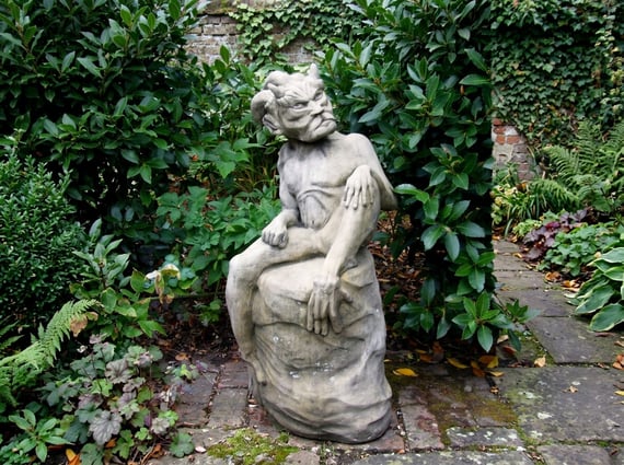 Devil Stone Garden Statue