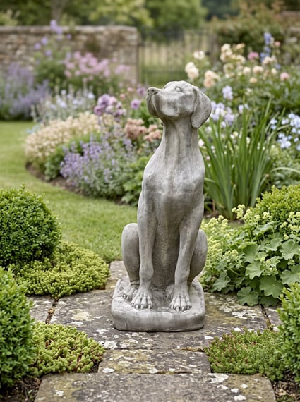 Female Great Dane Statue