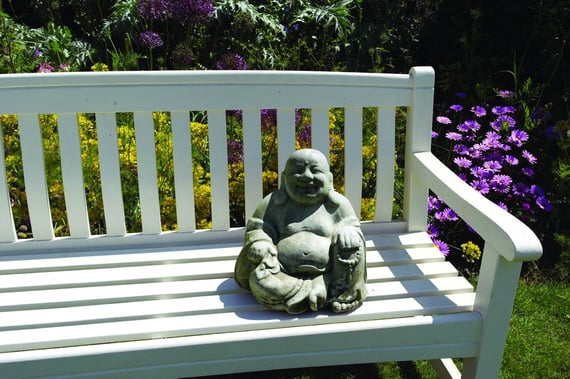 Sitting Buddha Statue in cast stone