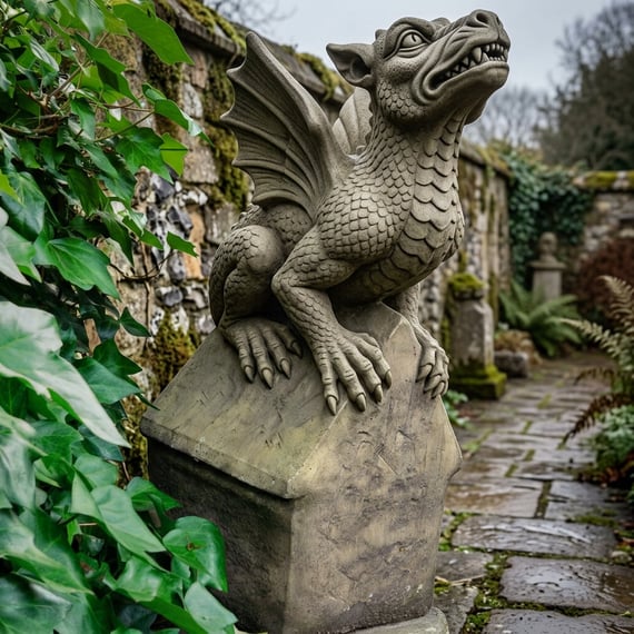 Gothic Gargoyle Garden Statue