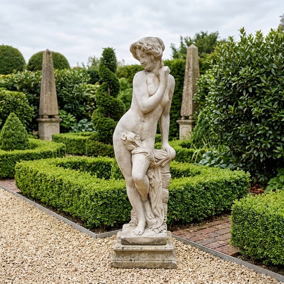 Grecian Girl Garden Statue