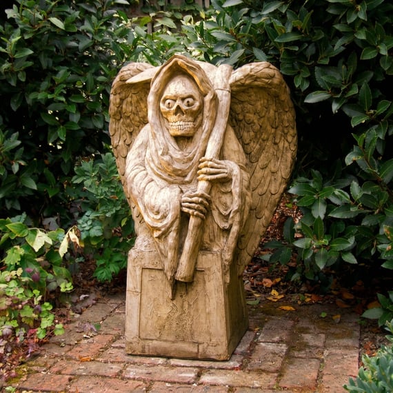 Macabre Stone Garden Statue