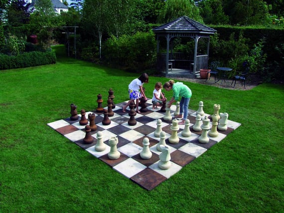 Out Door Garden Chess Set