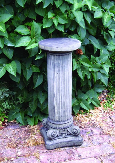 Corinthian Column Stone Garden Pedestal Original