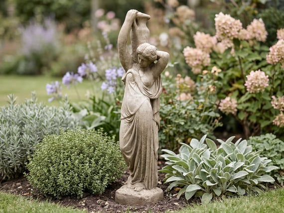 Aquarius The Water Bearer Garden Statue