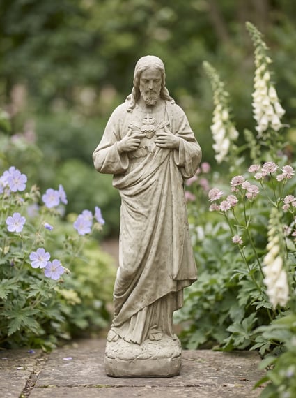 Sacred Heart of Christ Garden Statue Medium