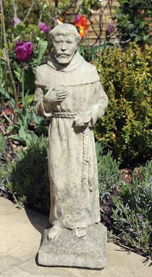 The Friar Stone Statue Original Photo
