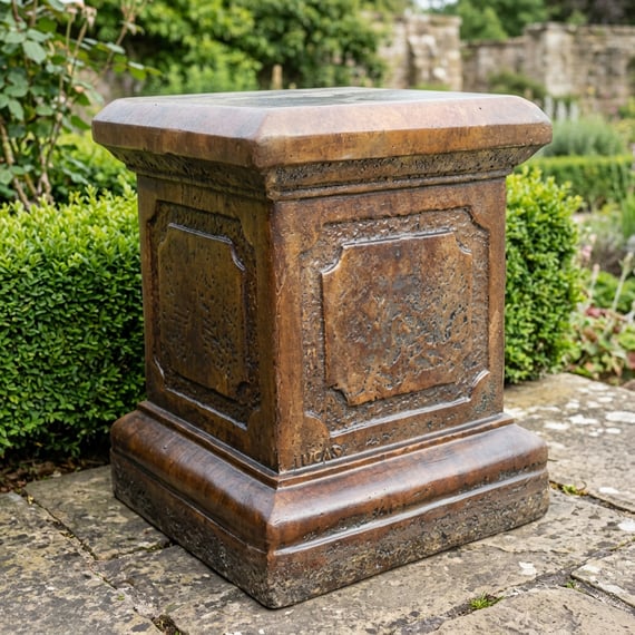 Roman Stone Garden Pedestal
