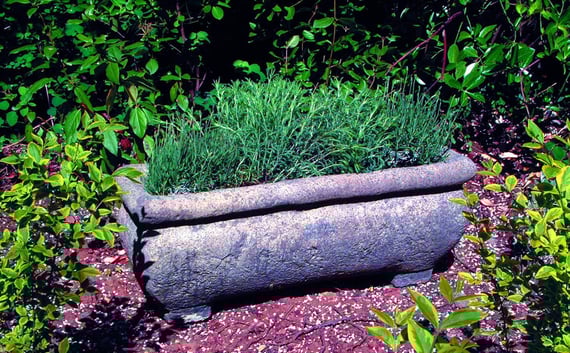 Catalan Stone Garden Trough Original View