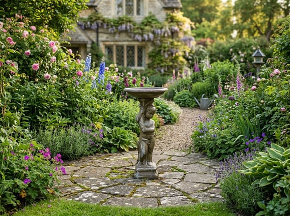 Urchin Stone Fountain
