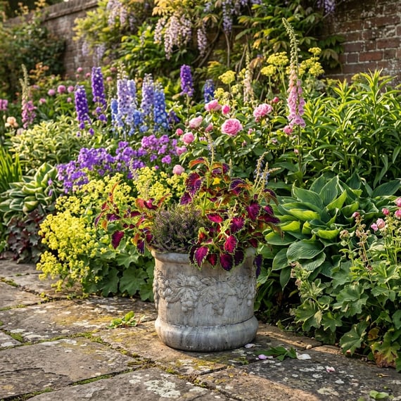 Vienna Vitus Stone Garden Vase