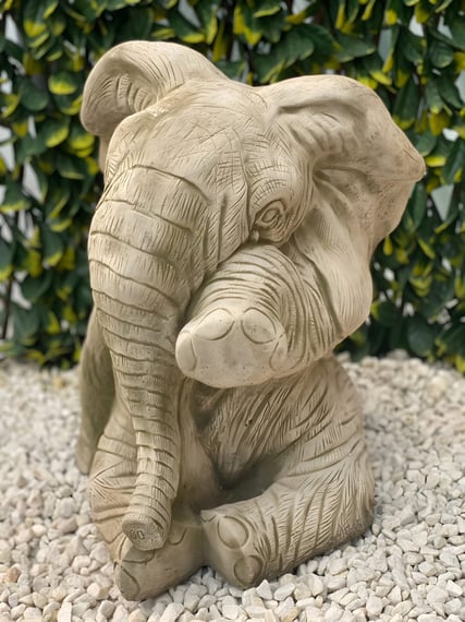 Ellie The Elephant Stone Garden Ornament original product photo