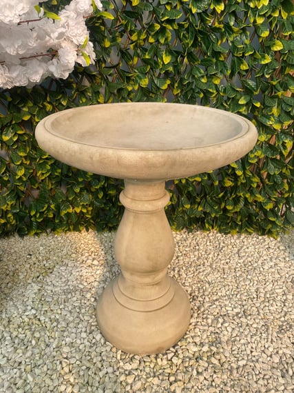 Vintage Birdbath in Stone - Original Product Photo