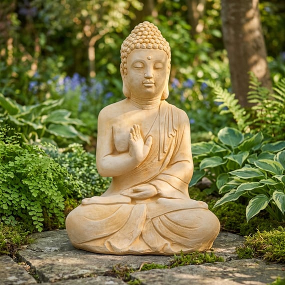 Buddha Prince Garden Ornament in Sandstone