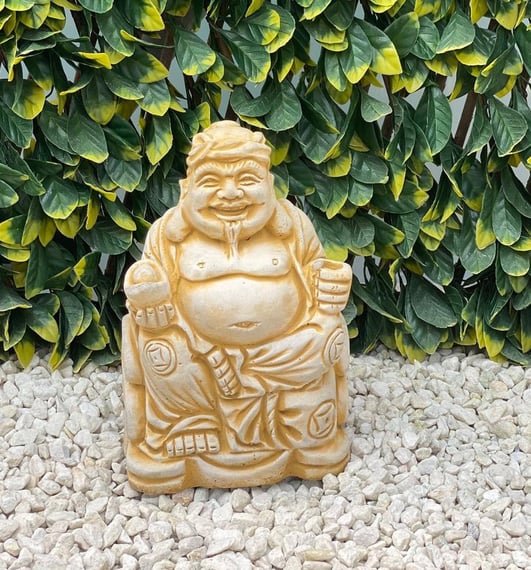 Earth Buddha Garden Ornament in Sandstone