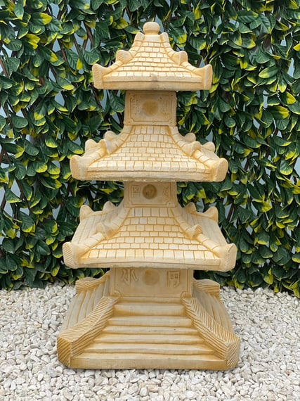 Grand Pagoda Garden Ornament in Sandstone