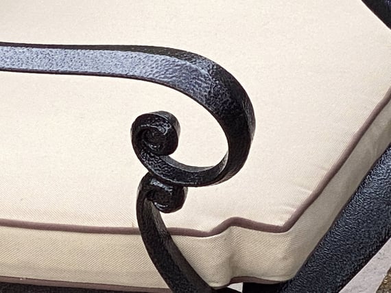 Lichfield Ballykeel 4 Seat Dining Set Arm Detail