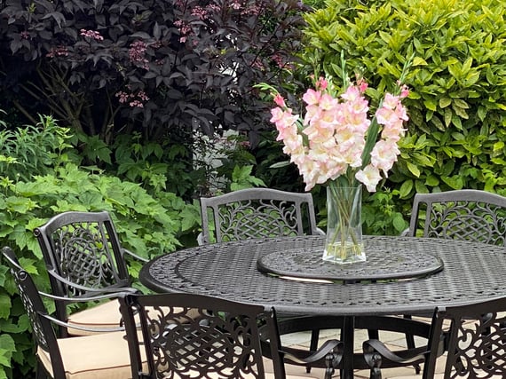 Lichfield Ballykeel 8 Seat Dining Set with Lazy Susan