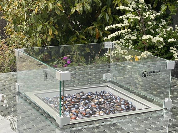 Lichfield Campania Casual Sofa Set FIrepit