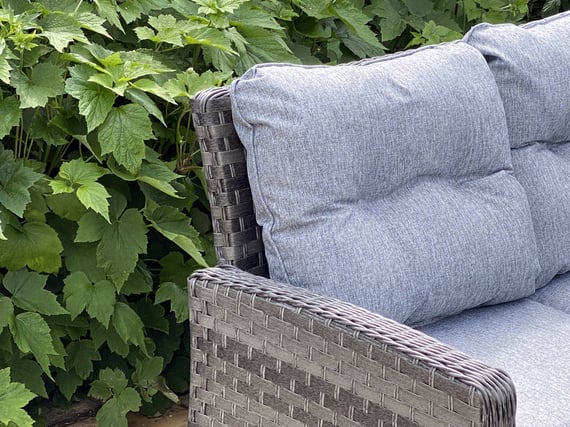 Lichfield Campania Large Corner Suite with Firepit-Cushions