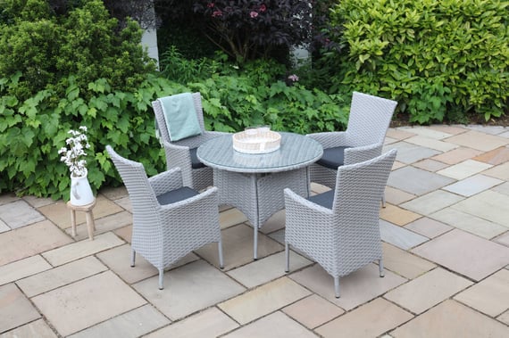 Lichfield Morpeth 4 Seat Rattan Bistro Set