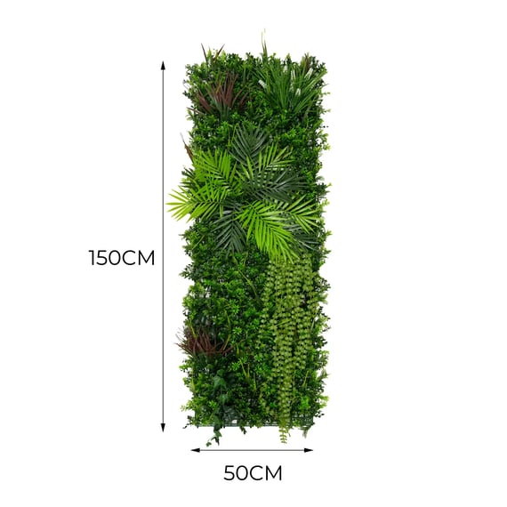 50cm x 150cm Alina Artificial Living Wall Dimensions