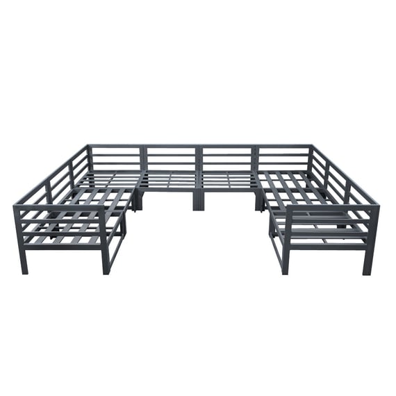 Modular garden furniture fire pit dimensions