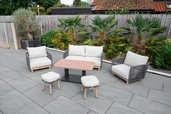 Buxton Rope Weave 2 Seater Sofa Set Detail 03