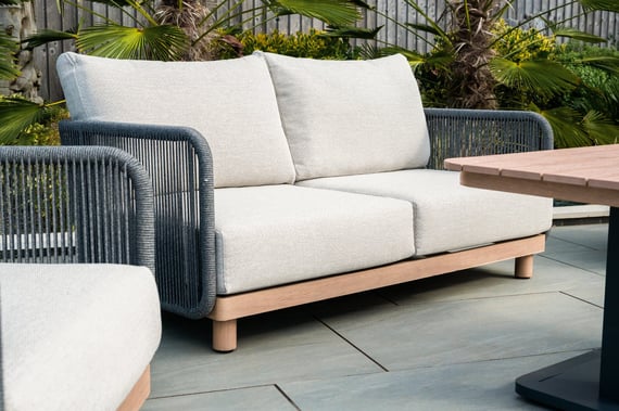Buxton Rope Weave 2 Seater Sofa Set Lifestyle 06