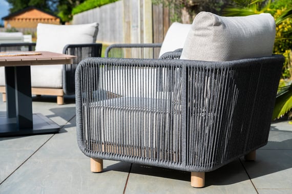 Buxton Rope Weave 2 Seater Sofa Set Lifestyle 10