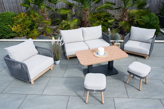 Buxton Rope Weave 2 Seater Sofa Set Lifestyle 11
