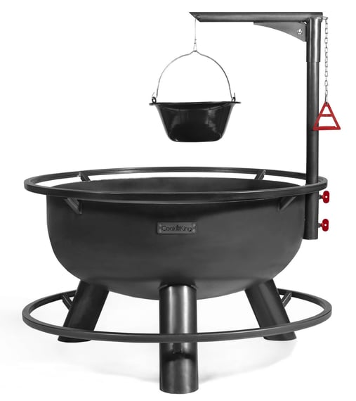 Cook King Bandit Firepit with Optional Pot