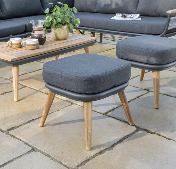 Kimora Rattan Corner Garden Set Outdoor