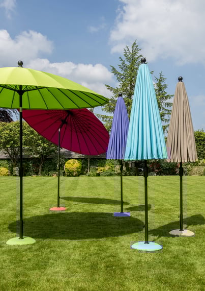 Garden Must Haves Geisha 2.7m Garden Parasol Full Colour Range