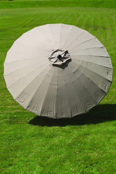 Garden Must Haves Geisha 2.7m Parasol Taupe