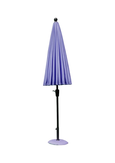Garden Must Haves Geisha 2.7m Folding Garden Parasol Purple