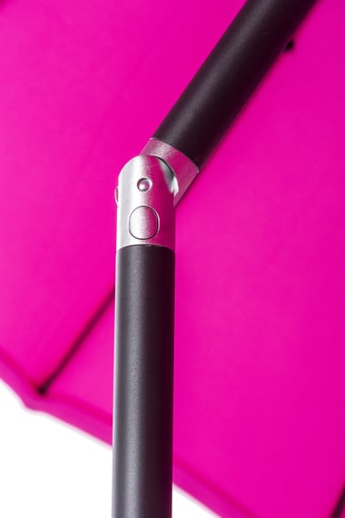 Garden Must Haves Geisha 2.7m Garden Parasol Fuchsia TIlt