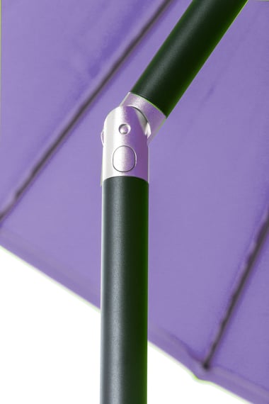 Garden Must Haves Geisha 2.7m Garden Parasol Purple Tilt