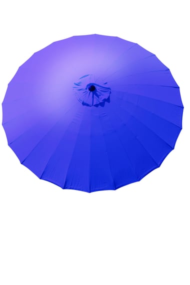 Garden Must Haves Geisha 2.7m Garden Parasol Purple Top