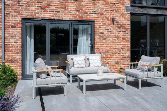 Taunton 2 Seater Bar Lounge Set Lifestyle 01