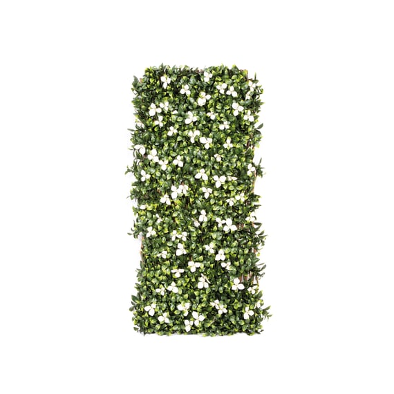 1.3m Willow Trellis Artificial White Gardenia