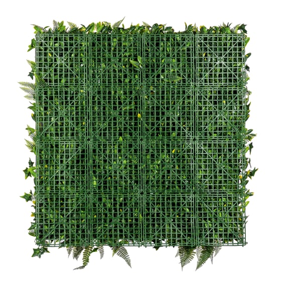 1x1m Artificial Living Wall Dracaena Ivy and Fern