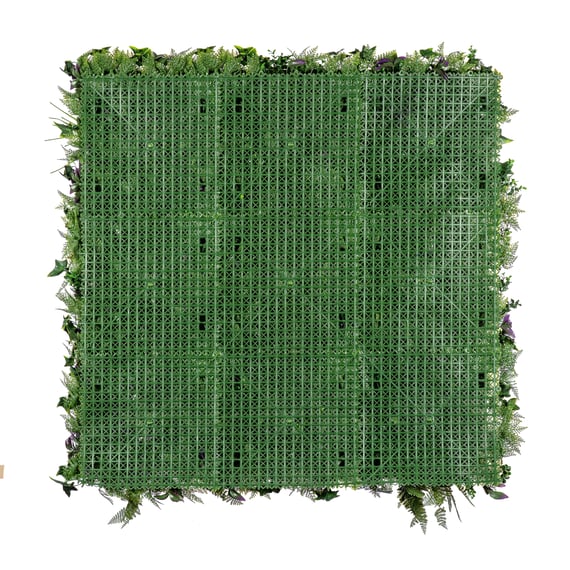 1x1m Artificial Living Wall Ivy Fern and Anthurium
