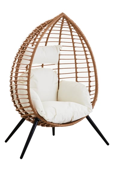 Goa Natural Rattan Effect Chair Garden Furniture