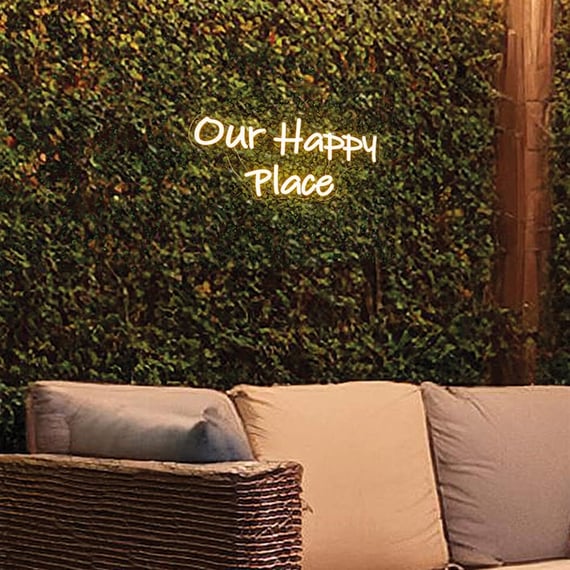 42cm 228 LEDs Low Voltage Neon Wall Sign - Our Happy Place
