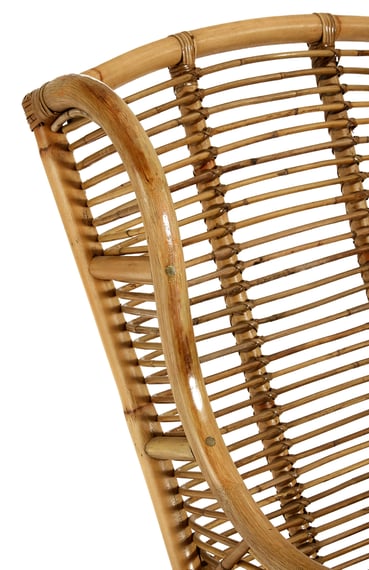 Manado Grey Natural Kubu Rattan Chair Detail 02