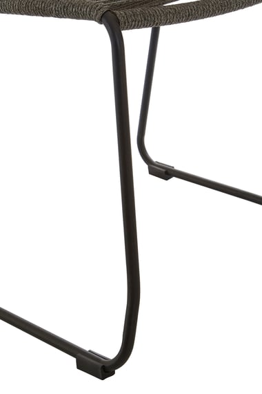 Sisal Grey Rope Chair Detail 01