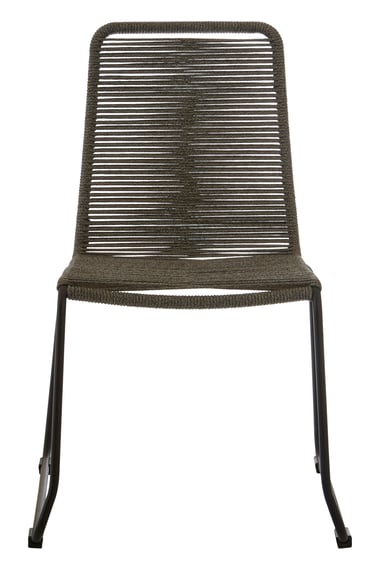 Sisal Grey Rope Chair Garden Furniture