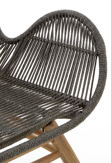 Sisal Grey Rope Lounge Chair And Footstool Detail 04