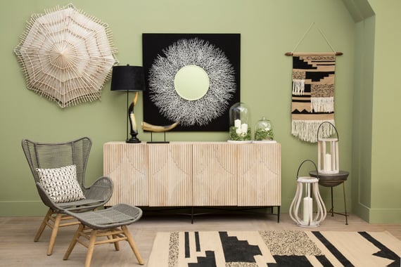 Sisal Grey Rope Lounge Chair And Footstool Lifestyle 02
